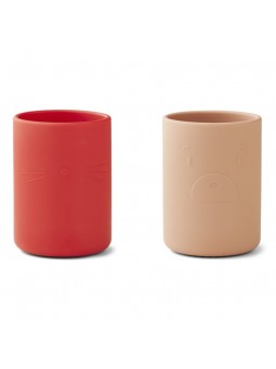 VERRES EN SILICONE X2