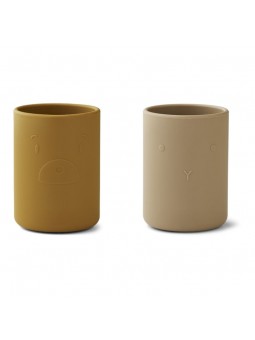 VERRES EN SILICONE X2